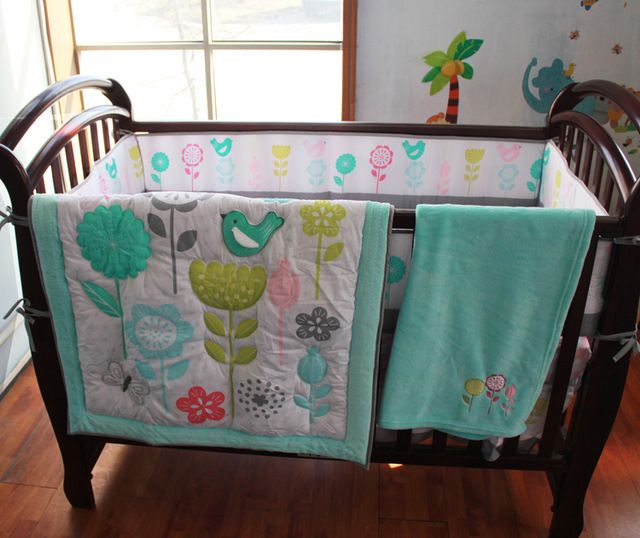 flower cot bedding