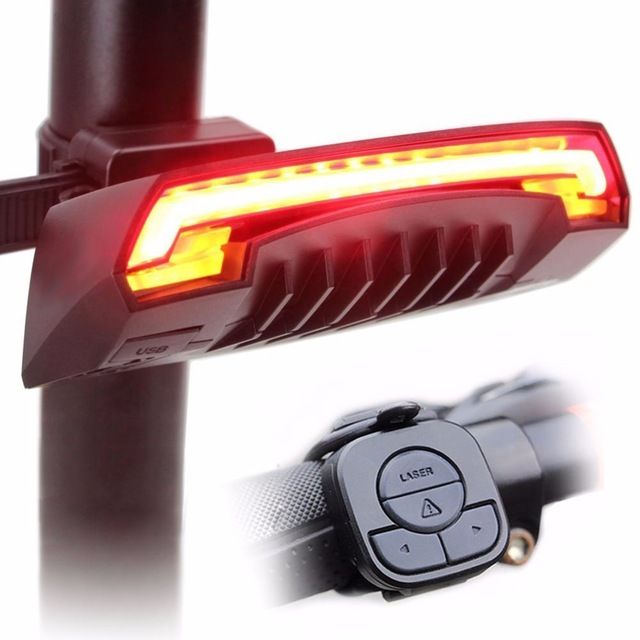 Grosshandel Usb Aufladbare Radfahren Smart Fahrrad Licht Fahrrad Hinten Fernbedienung Drahtlose Licht Blinker Led Rucklicht Laserstrahl Von Sunlightpower 21 4 Auf De Dhgate Com Dhgate