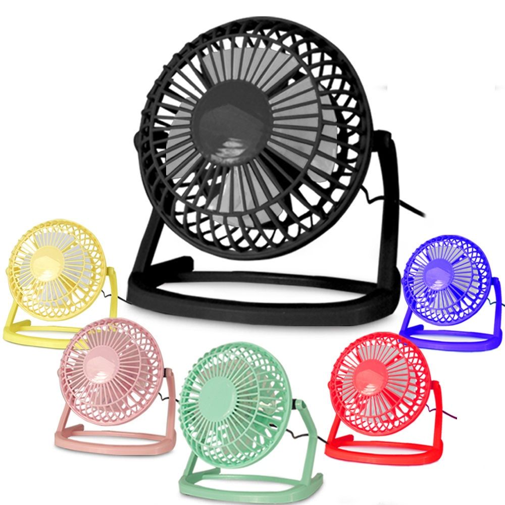 Best Quality USB Electric 4 Metal Head Fan 360 Rotate Metel Mute