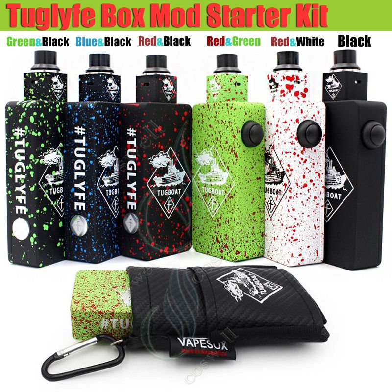 New Tugboat Box Mod Kits Tuglyfe Unregulated Vapor Mods Cubed Rda Full Mechanical Velocity Atomizer Rda Portable Vaporizer E Cigarettes Dhl From Chinabuyecigs 17 24 Dhgate Com