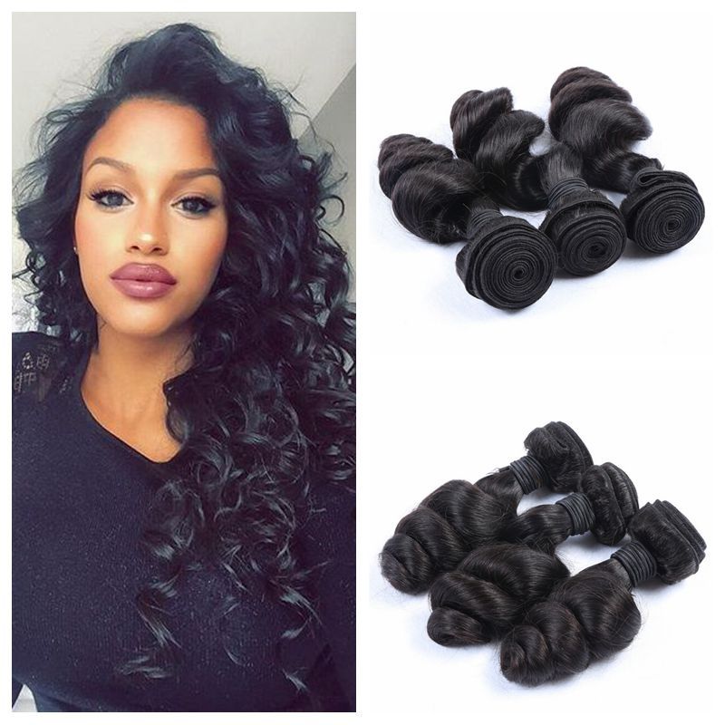 Best Quality Hair Extentions Peruvian Loose Wave Human Hair G Easy