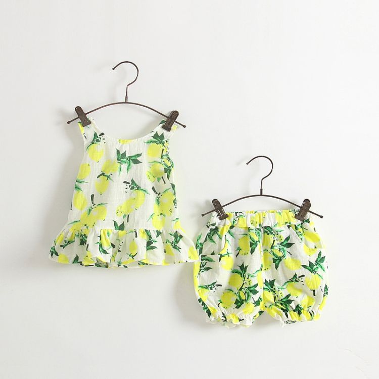 girls lemon shorts