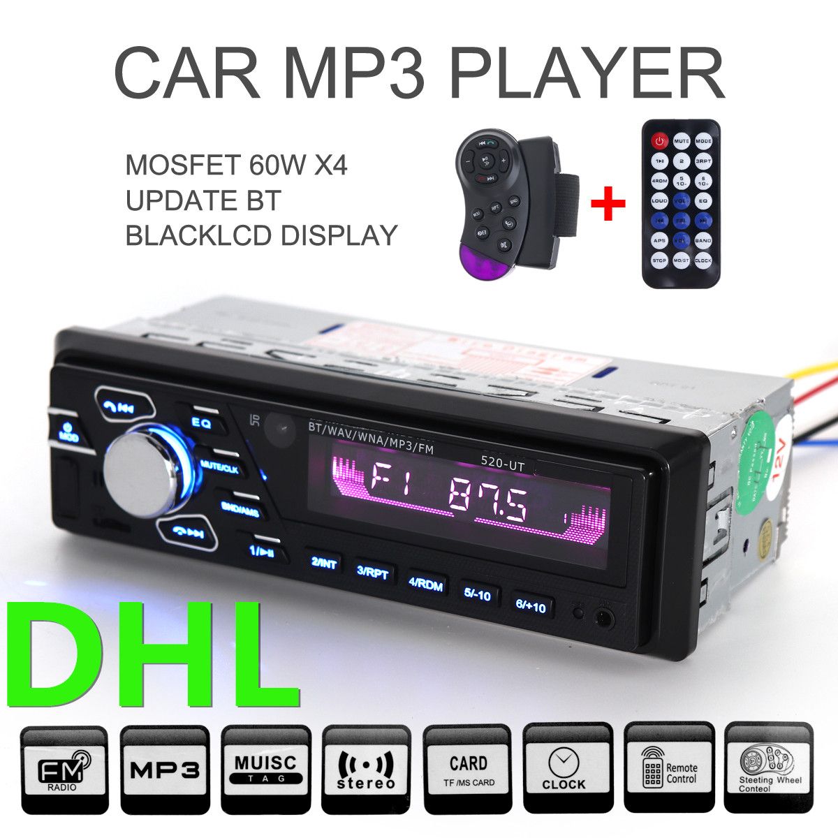 car bluetooth player price
