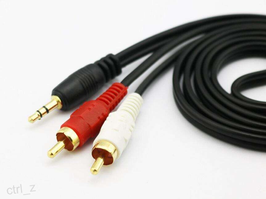 RCA Male Audio Cable Cord AUX 