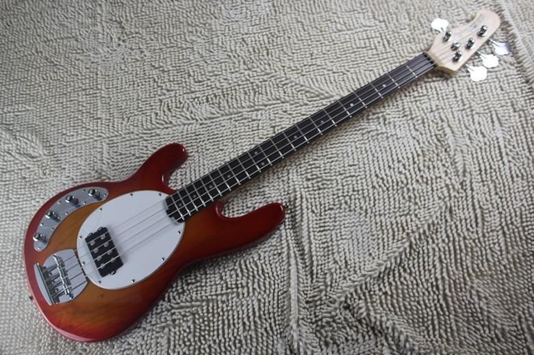 Left Handed Music Man 4 Strings Bass Erime Ball StingRay Sunburst