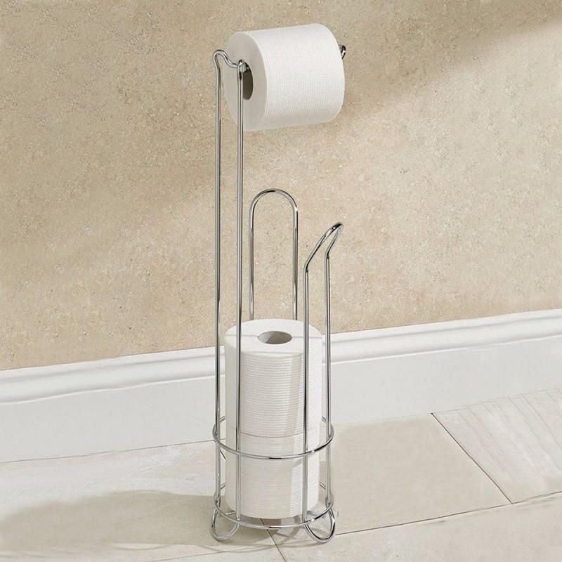 2019 2018 New Decobros Toilet Tissue Paper Roll Holder Stand Plus Durable Stainless Steel From Weaving Web 6 04