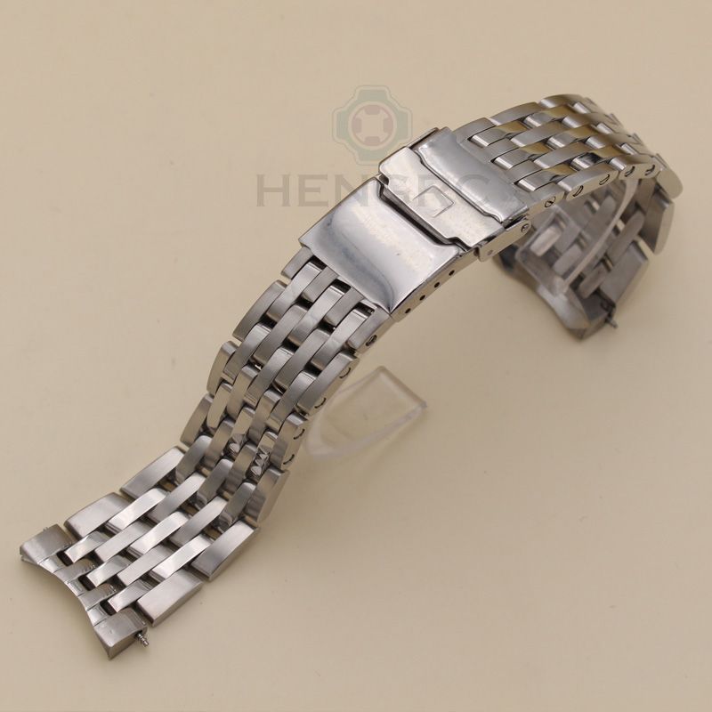 Acquistare 22mm 24mm Cinturini Orologi Argento Massiccio Cinturino In  Acciaio Inossidabile Cinturini Moda Accessori Bracciale Breitling Economico  | Consegna Veloce E Qualità | DHgate Italy
