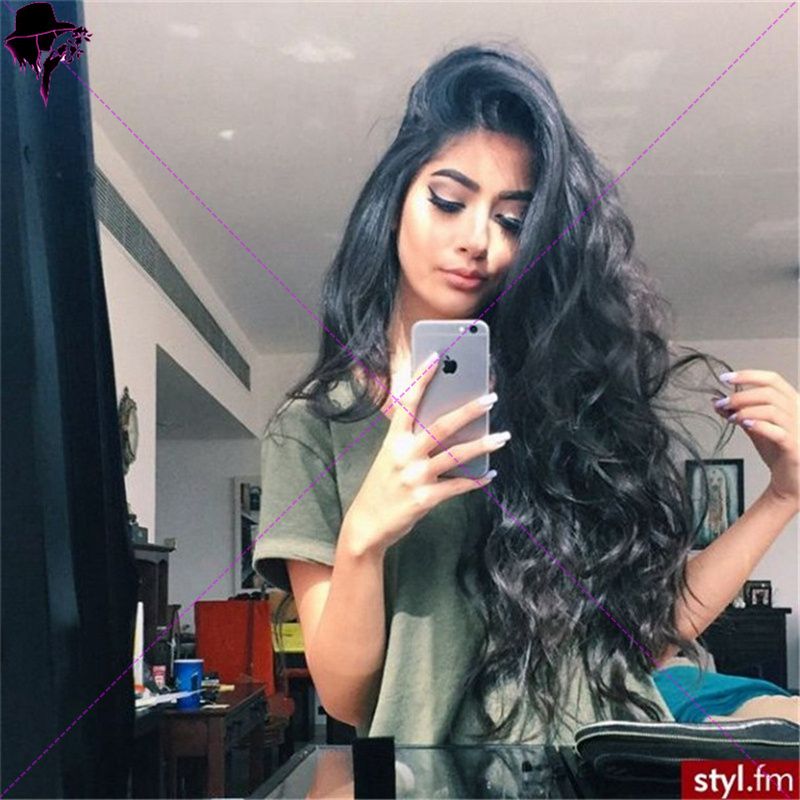 Brazilian Human Hair Body Wave Wigs Glueless Full Lace Wigs With