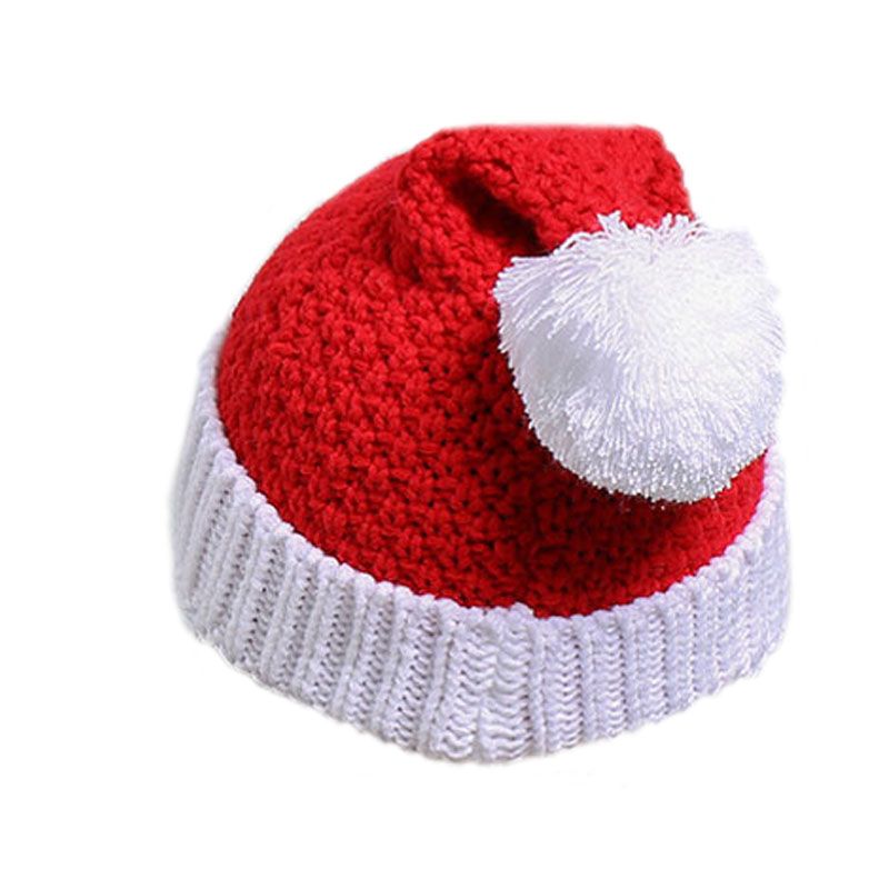 knit hat with ball on top