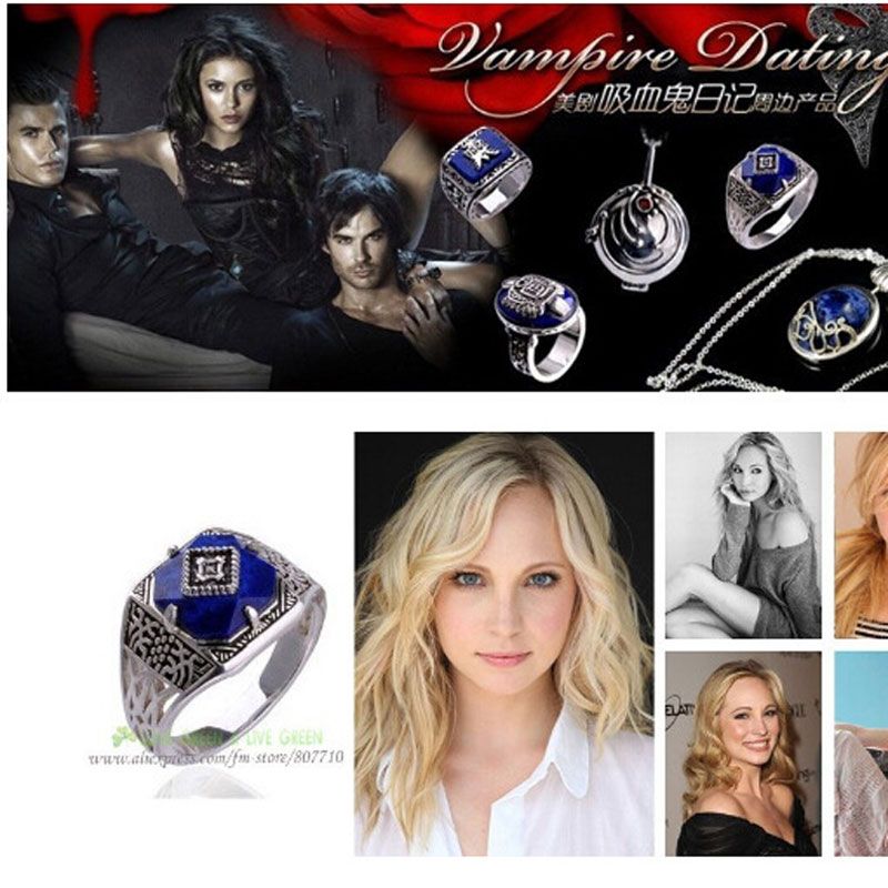 Grosshandel Sonnenschein Vampir Tagebucher Caroline Ring Beliebtester Weinlese Ring Fur Frauen Anti Sonnenlichtart Und Weise Rhinestone Silber Ringe Femme Freies Verschiffen Von Huanlekaihuai 1 3 Auf De Dhgate Com Dhgate