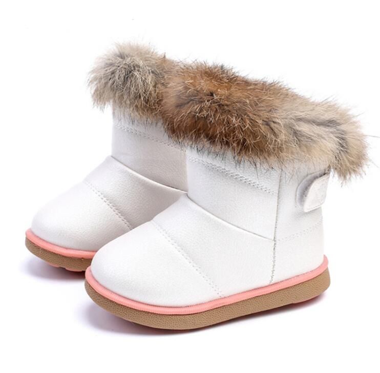baby girl white boots