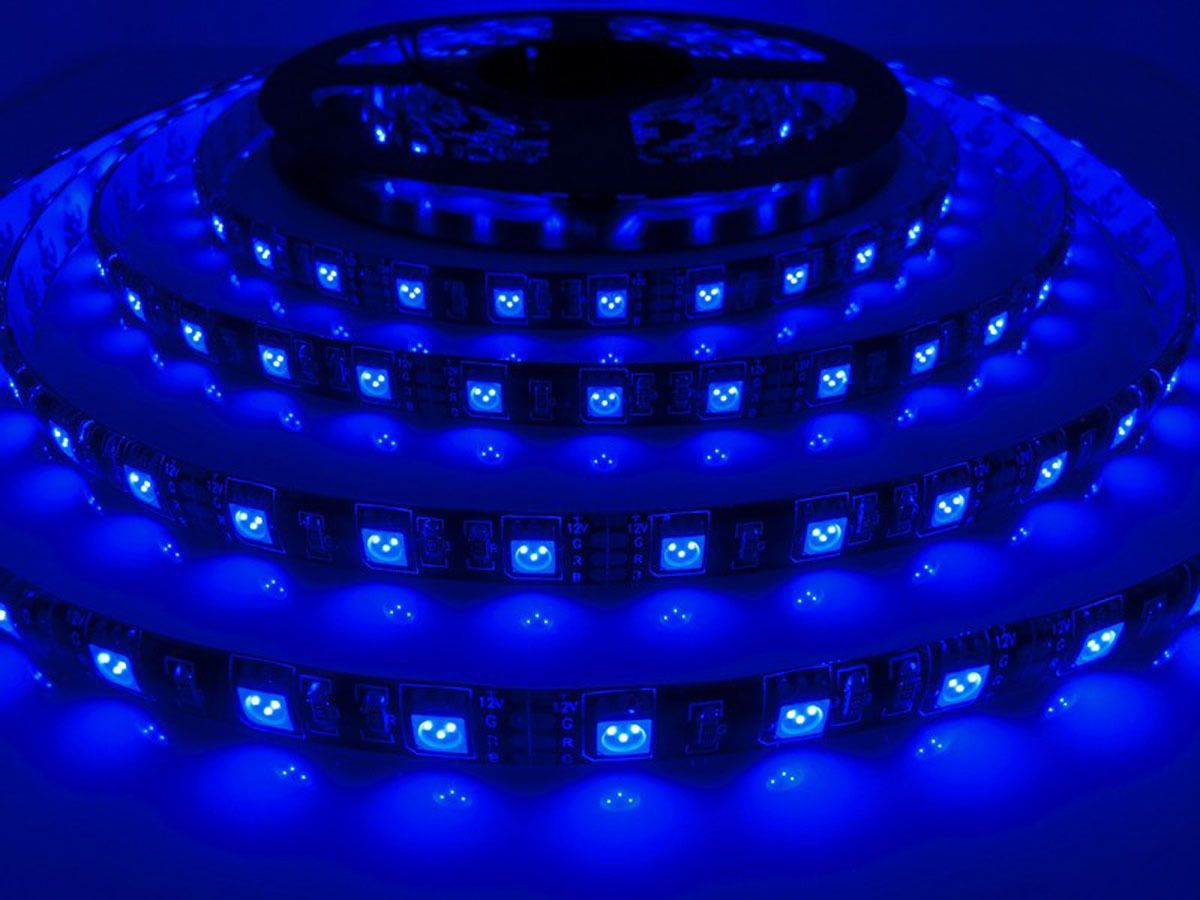 DC12V 5M 5050 300LED Strip Light car DRL DIY tape lamp Black PCB Waterproof IP65