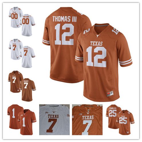 custom texas longhorns jersey
