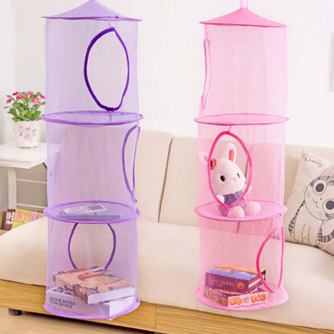 hanging storage for kids