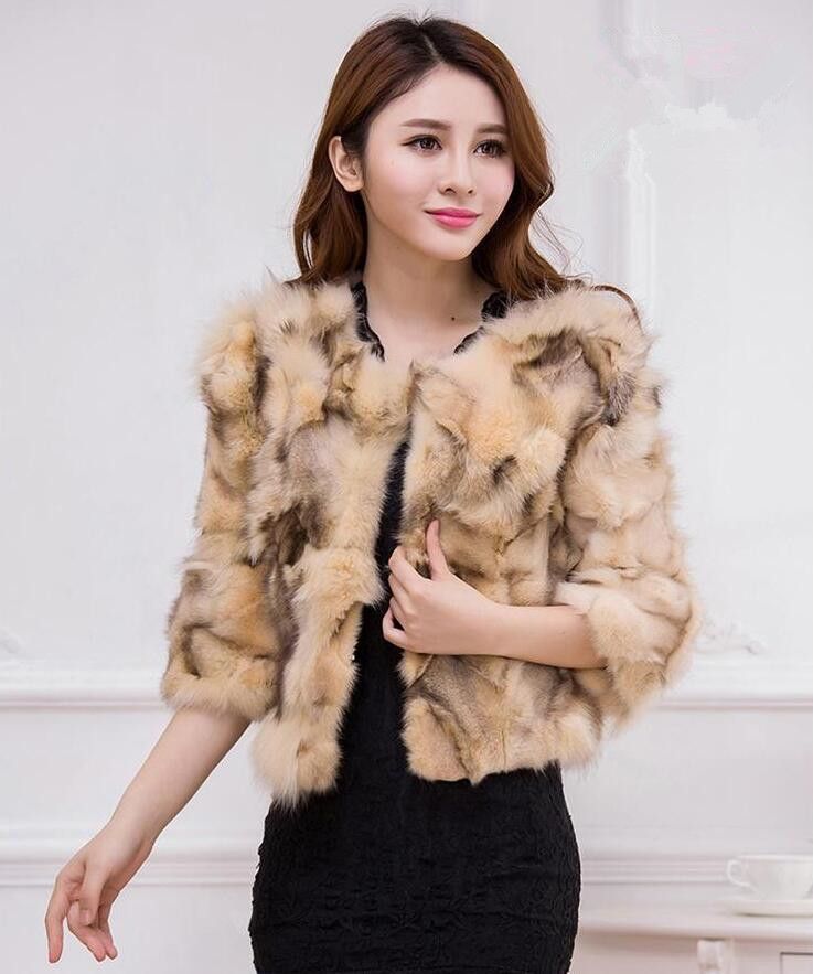 short fur jacket womens