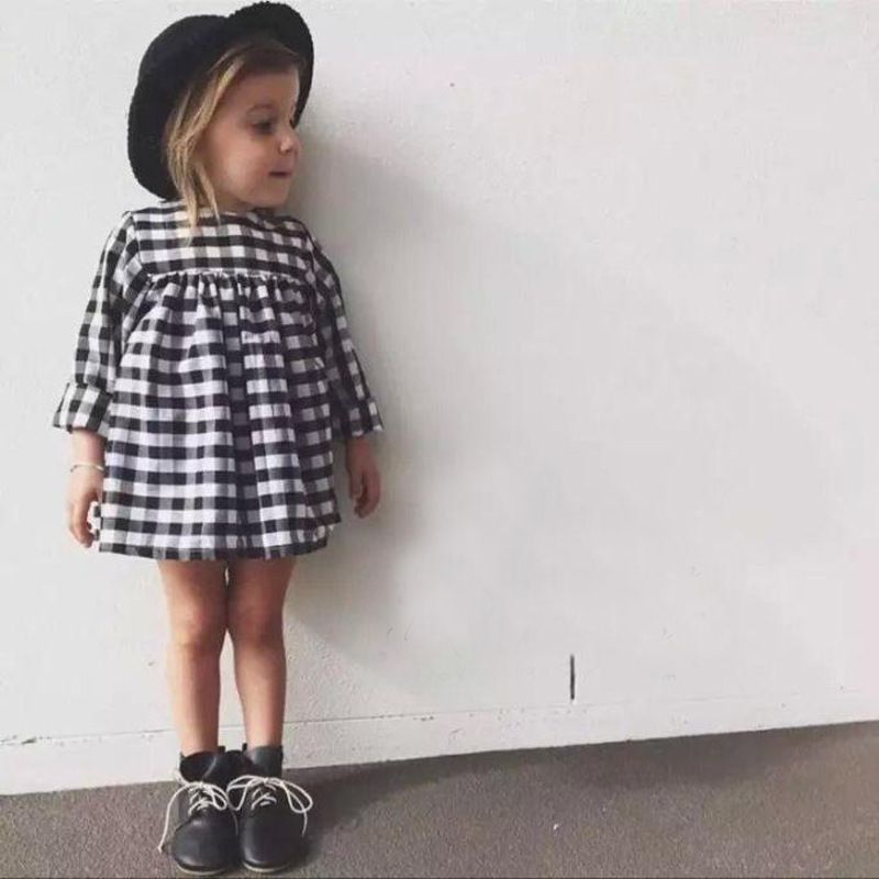 black and white dresses for little girls