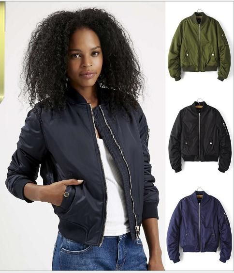Wholesale Winter Flight Army Green Bomber Jacket Women Jacket And Winter Flight army green bomber jacket women jacket and women's coat clothes bomber ladies ... - Wholesale Winter Flight Army Green Bomber Jacket Women Jacket And