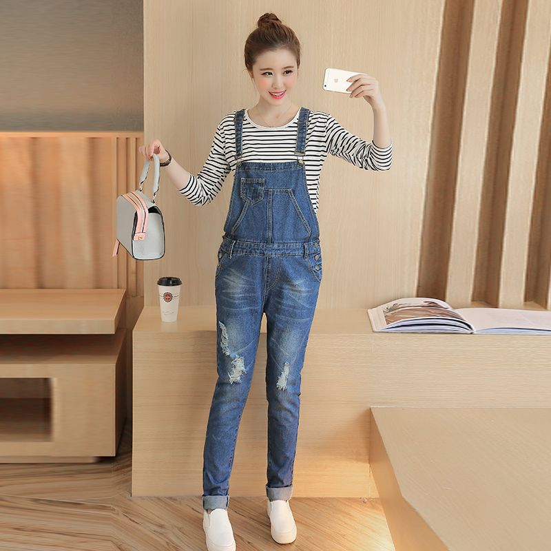 jeans jumpsuit for pregnant