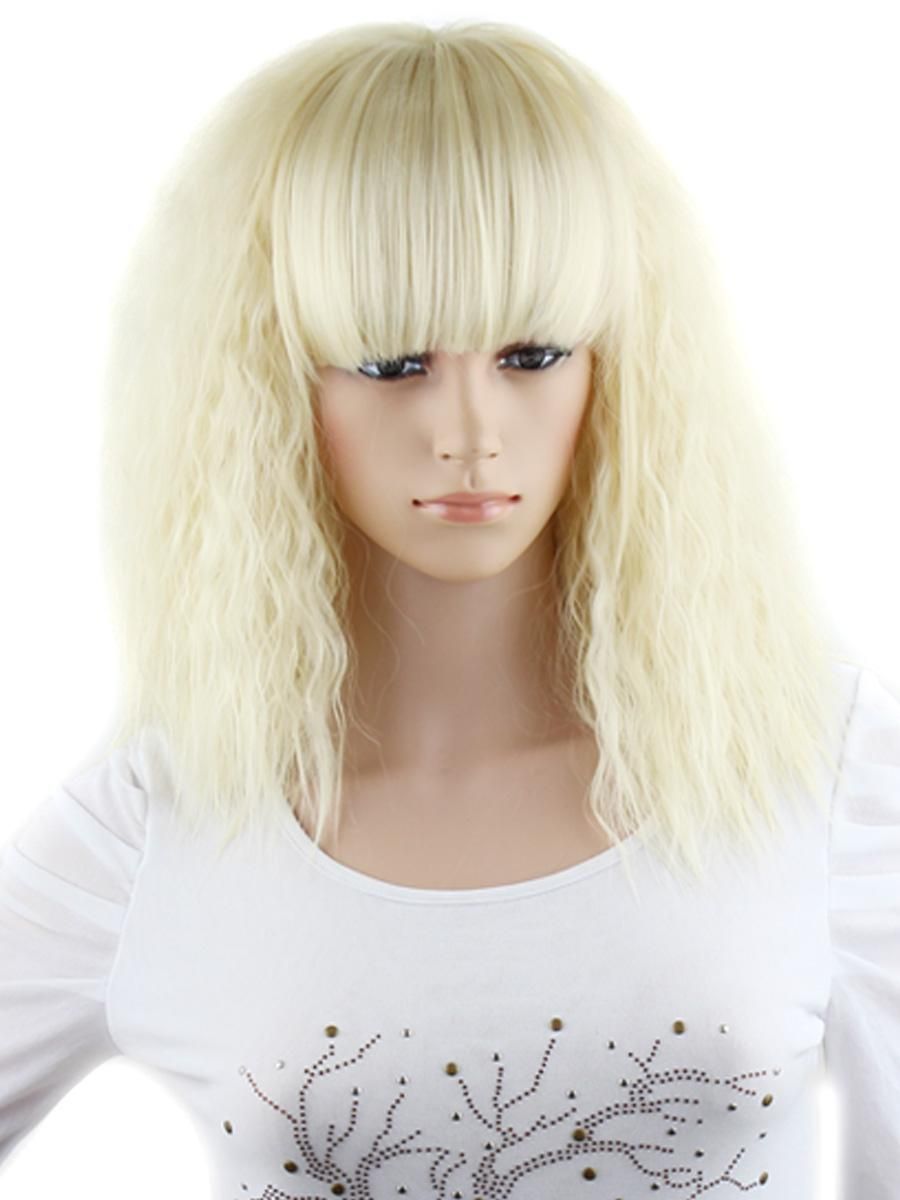 Blonde Ombre Wig Fashion Natural Hair Womens Brown Wigs For White