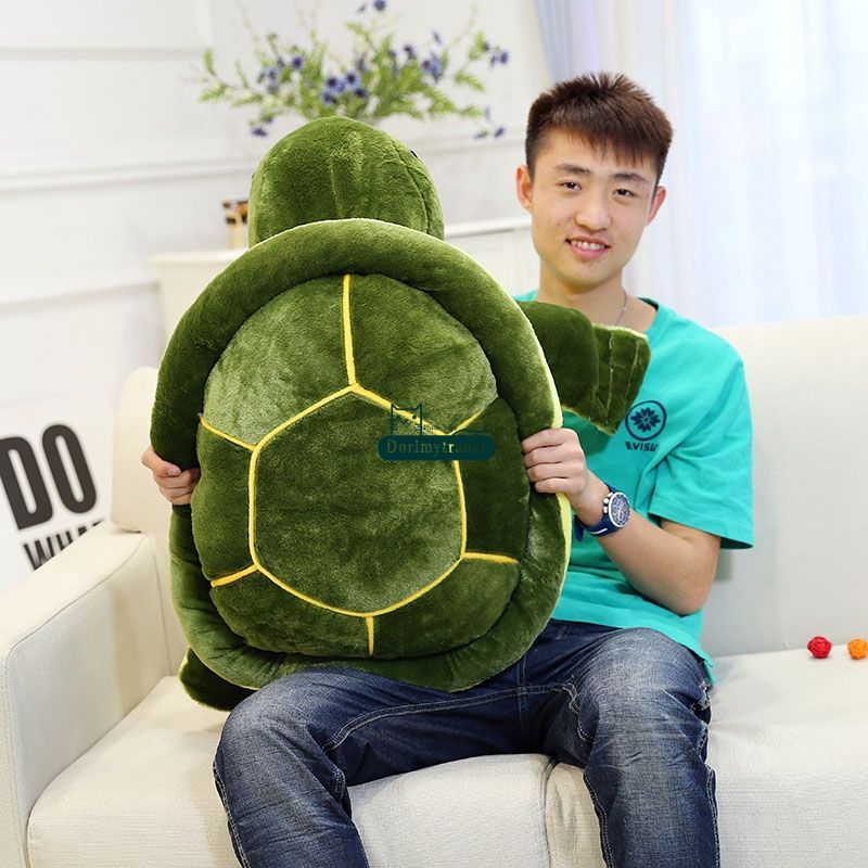 2019 Dorimytrader New 80cm Big Plush Animal Turtle Toy Stuffed