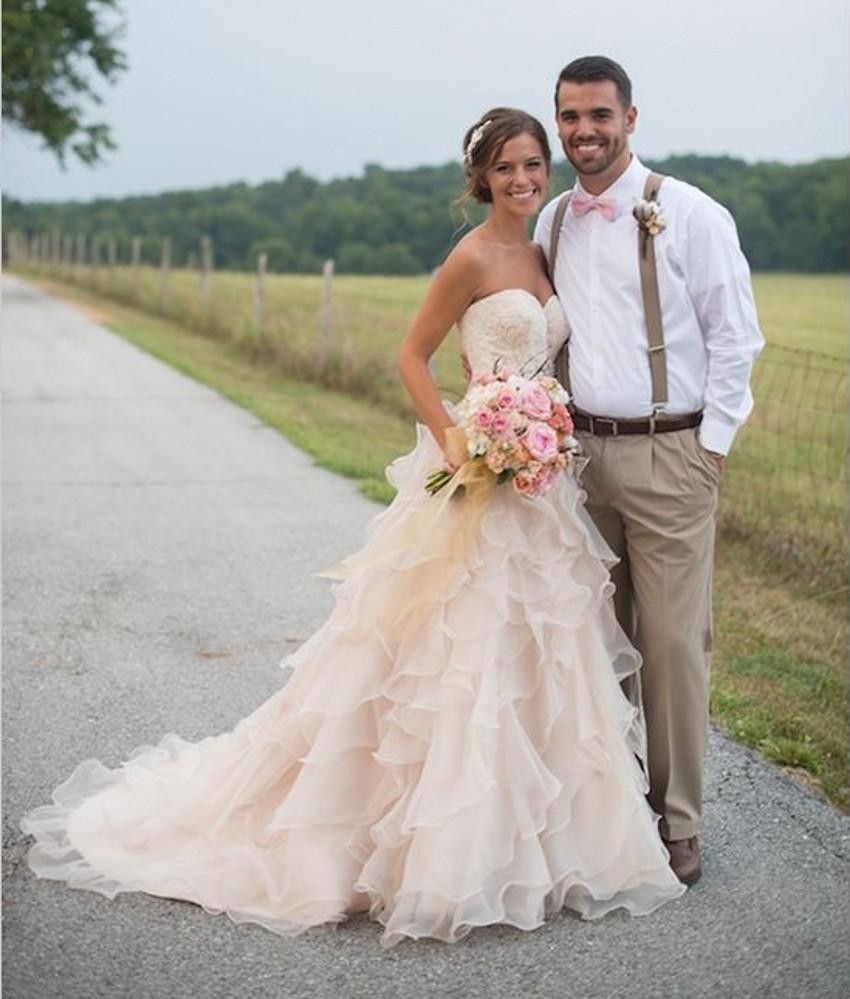 western lace wedding dress