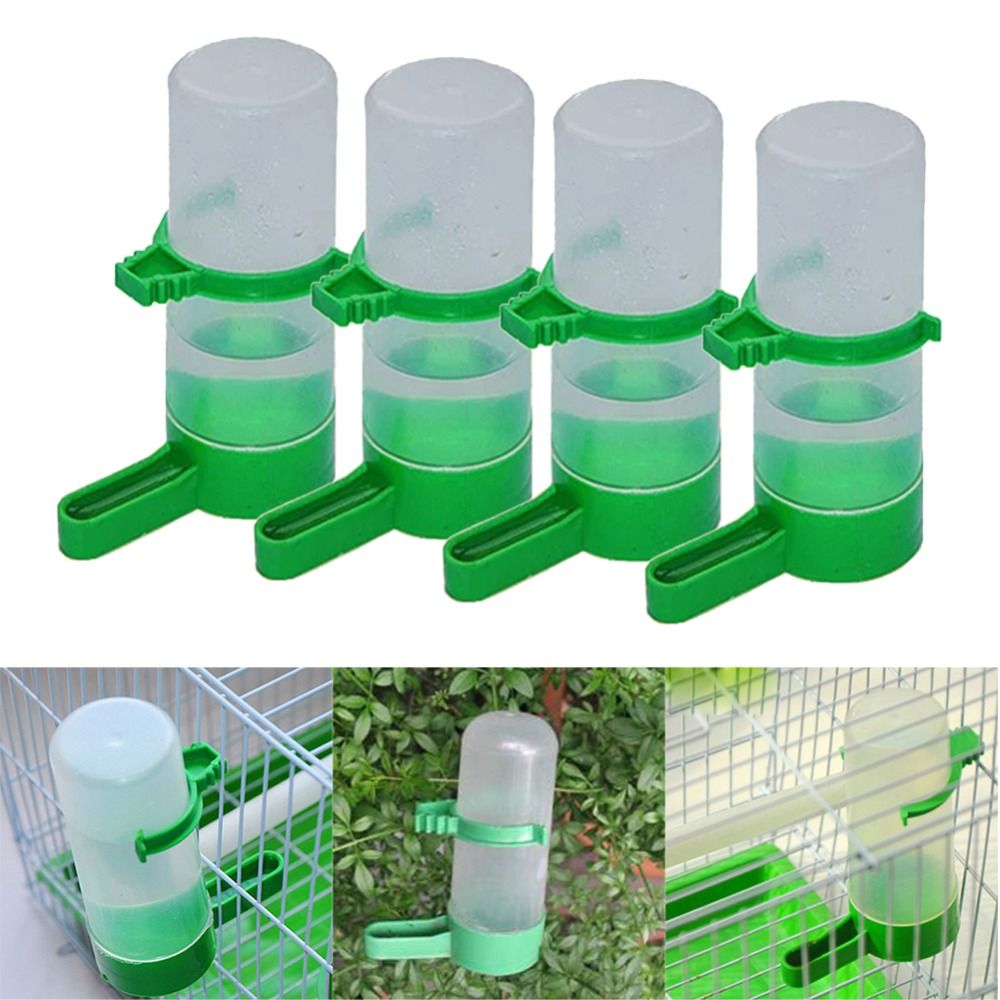 2020 Bird Pet Drinker Feeder Waterer Clip For Aviary Budgie