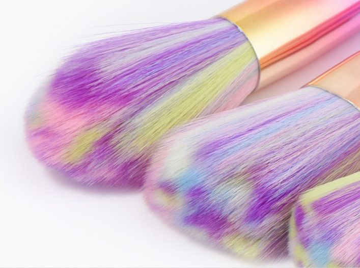2017 Newest Acrylic Makeup Brushes Colorful Make Up Brush Beauty Tools ...