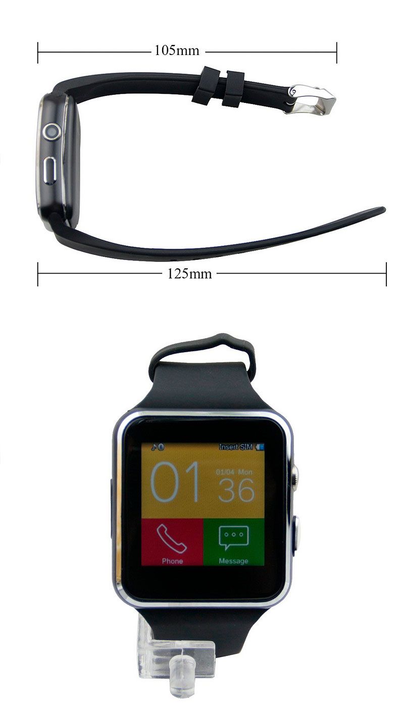 smart watch x6 curve