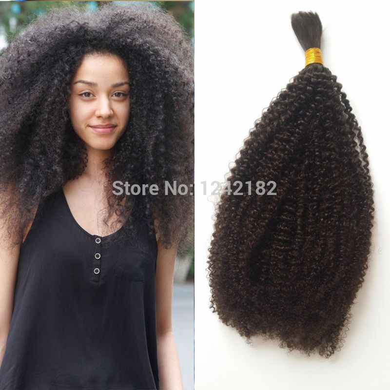 Wholesale Human Hair Bulk In Factory Price Brazilian Afro Kinky