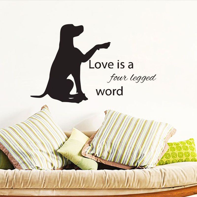 Love Is Four Legged Word Wall Stickers Es Diy Animals Decor Labrador Dog Decals Vinyl From Moderndecal 5 32 Dhgate Com - Dog Wall Decals Australia Love Is Four Legged Word Wall Stickers Es Diy Animals Decor Labrador Dog Decals Vinyl From Moderndecal 5 32 Dhgate Com - Dog Wall Decals Australia