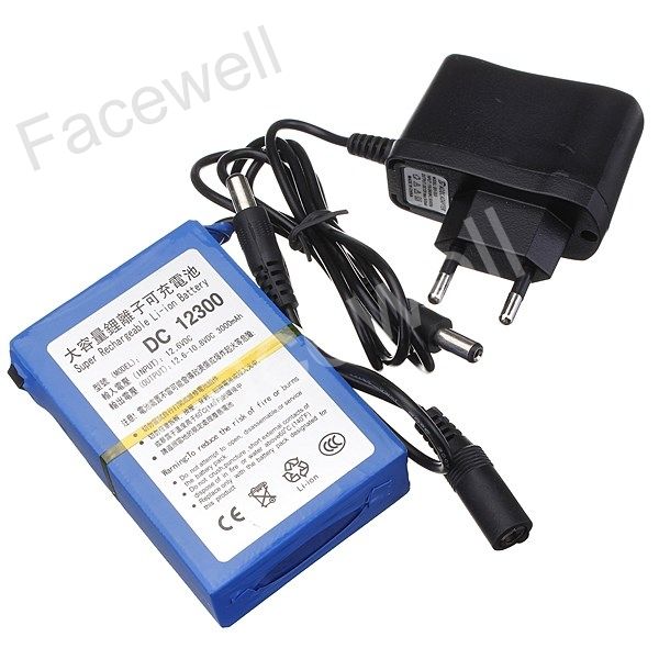 3000mah Dc 12v 12 6v Super Rechargeable Li Ion Battery Pack Portable For Transmitter Cctv Camera Free Shippin Die Hard Battery Lifepo4 Battery From Lf437629246 10 06 Dhgate Com