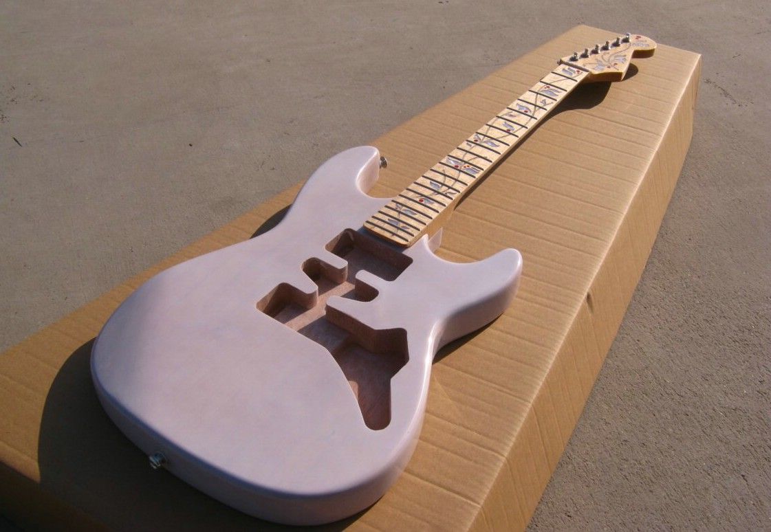 White Color Acoustic Guitar - A New Brand Electric Guitar With See Thru White Color St Half Finished No Parts Installed Cheap Acoustic Guitars Electric Acoustic Guitar For Sale From Mingyuanyueqi 326 64 Dhgate Com