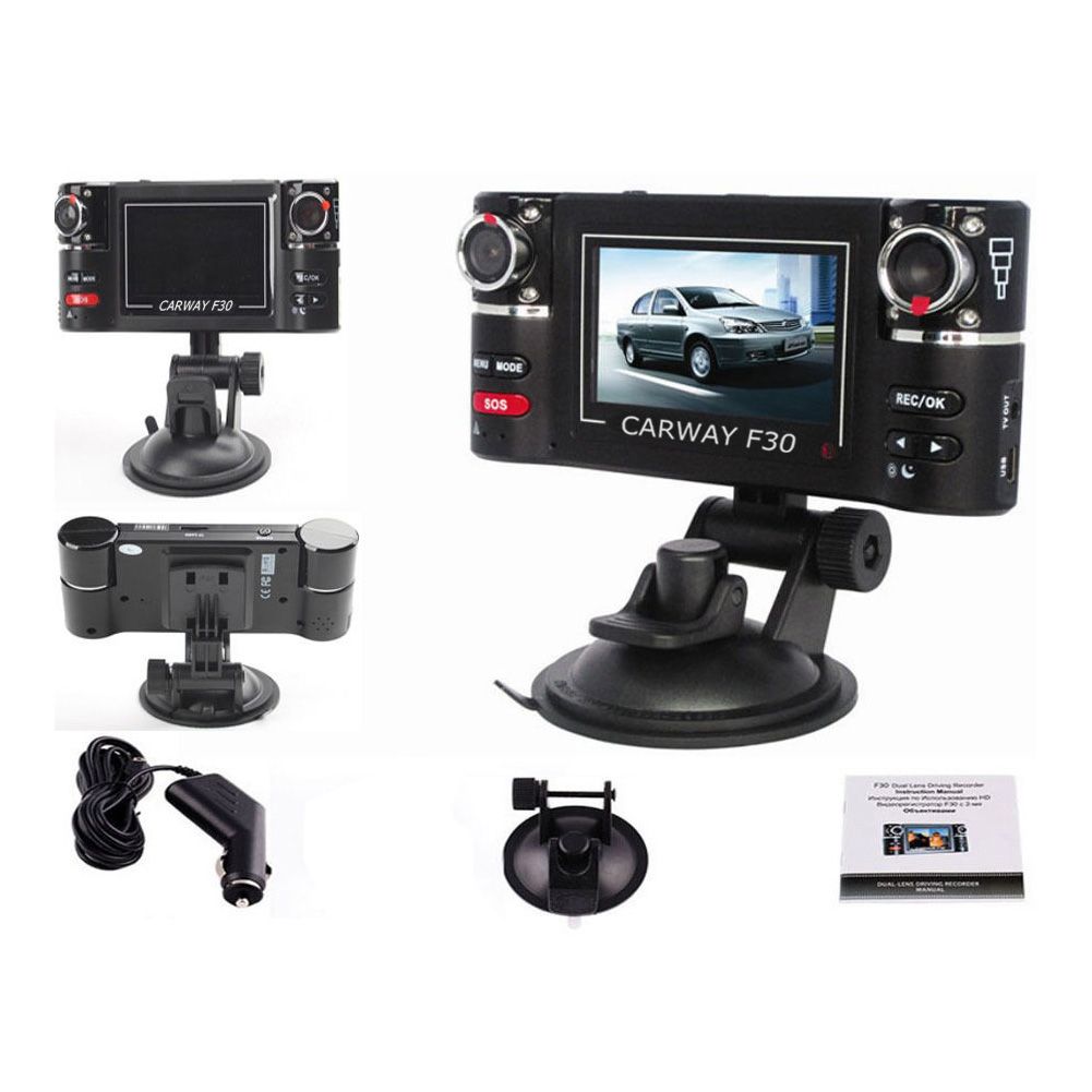 S5Q HD Car DVR Camera Vehicle DVR Dual Lens Dash Cam Video Recorder