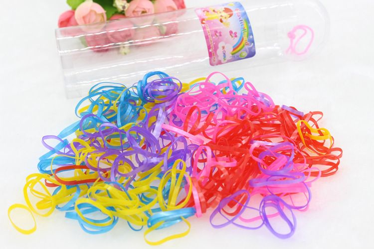 2019 Wholesale Kids Tiny Hair Rubber Bands Colourful Hair Elastic
