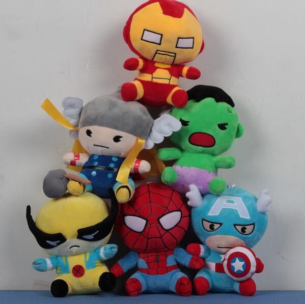 superhero plush toys