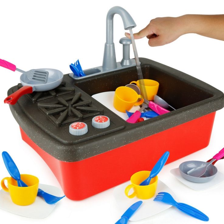 play sink with running water