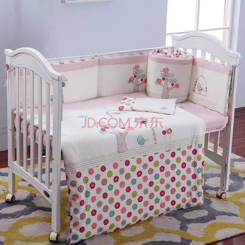 Baby Bedding Set Crib Bedding Set 2016 Cot Bedding Set Embroidery