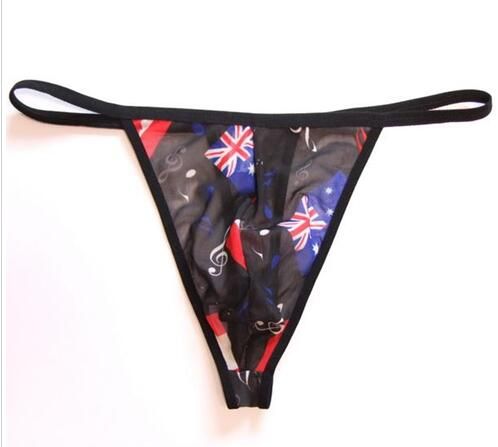 Compra Al Por Mayor Tanga Sexy T Pantalones De Los Hombres De Cintura Baja  Hilados De Hilados Transparentes Tentación Cinturones Delgados Pantalones  De Los Hombres Ropa Interior Pequeña 3 Piezas / Lote