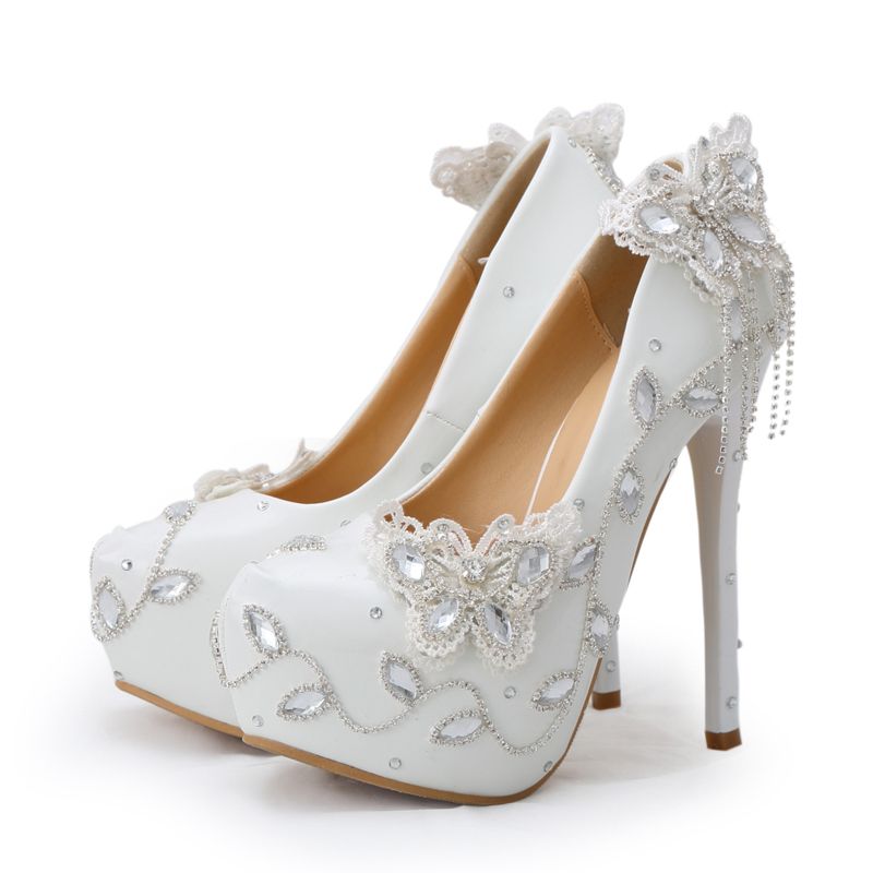 sparkling prom shoes