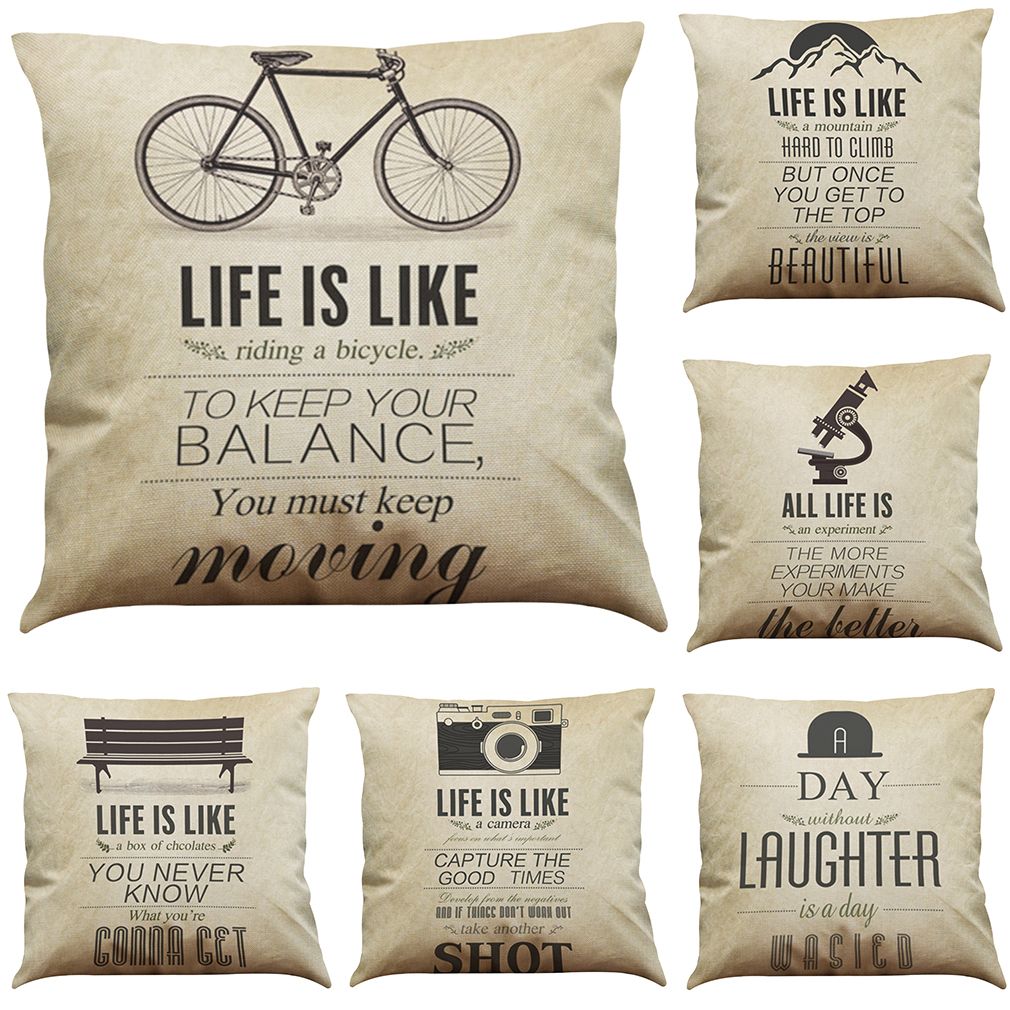 pillow covers with sayings