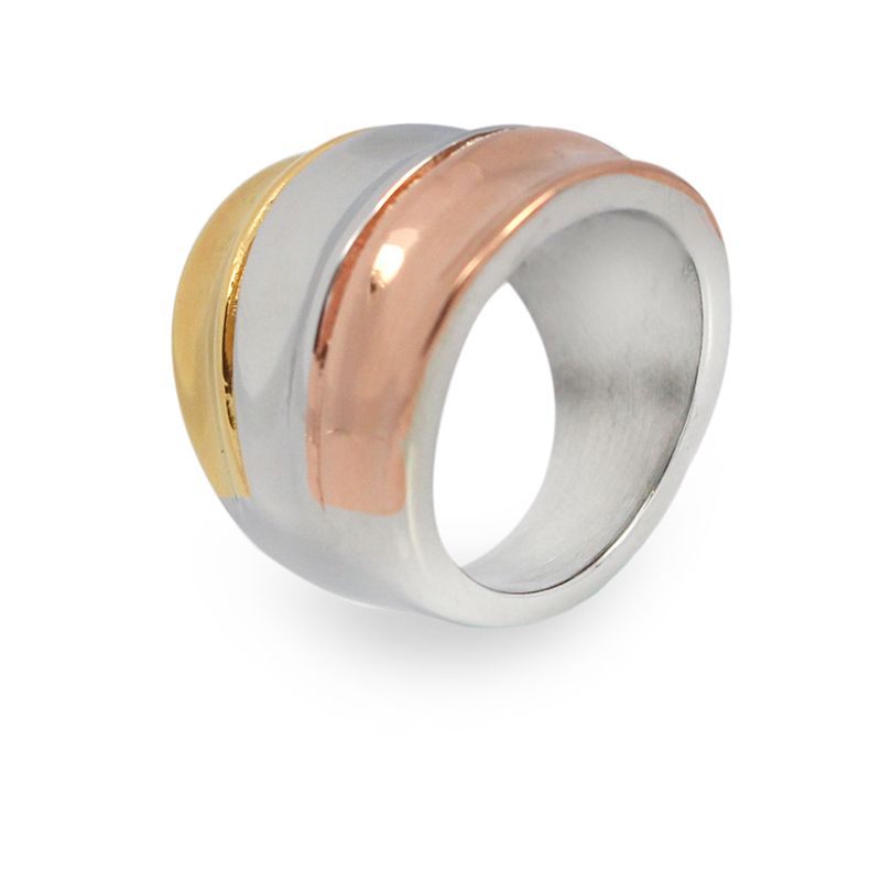 Compra Anillos De Dedo Anchos Para Mujer Anillo De Acero Inoxidable  Multicolor 316L Mujeres Hombres Anillo De Cóctel Personalidad Joyería Única  Barato | Entrega Rápida Y Calidad | Es.Dhgate