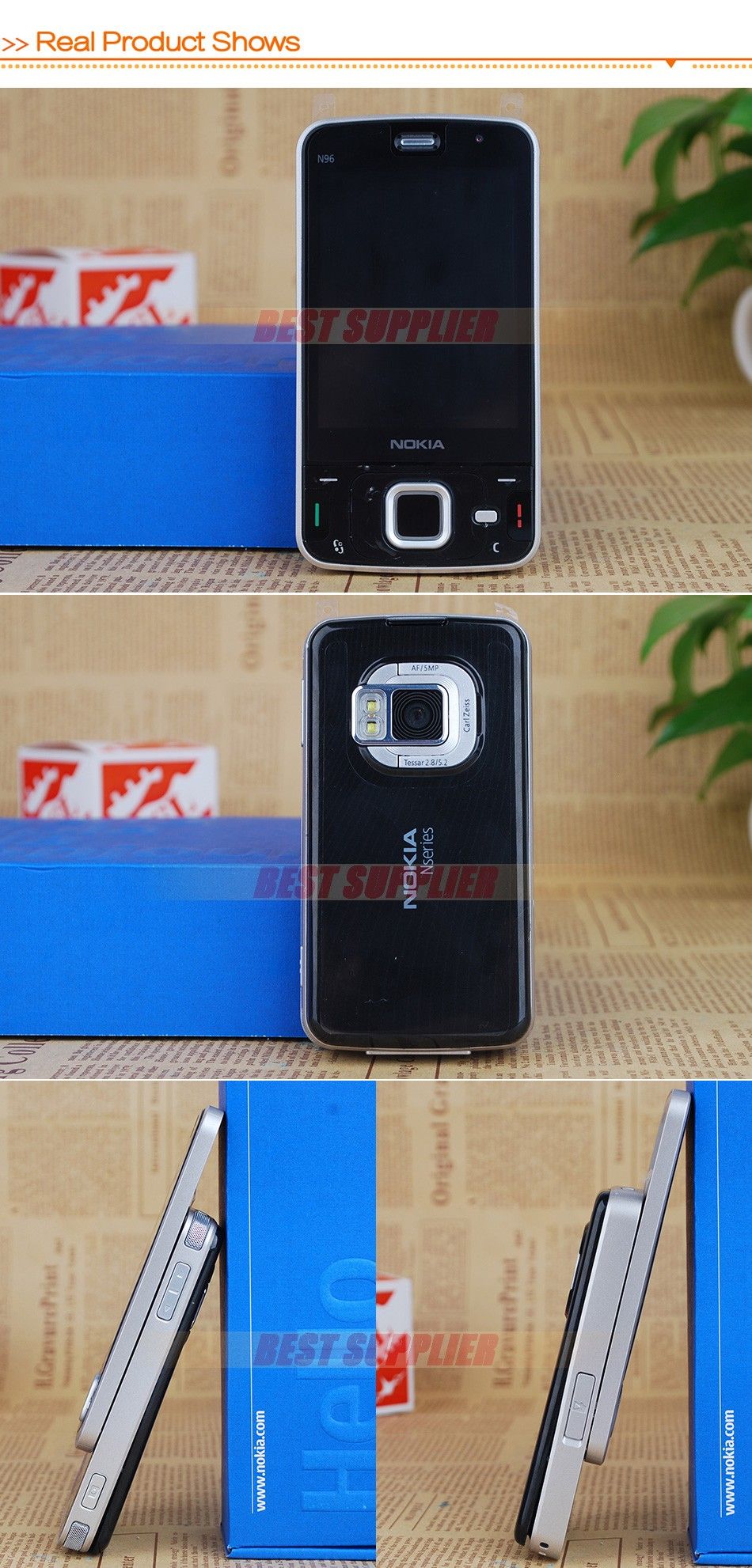 originaln96 16gb storage 3g wifi gps camera 5mp slider single core refurbished mobile phone from allen electronic 238 2 dhgate com