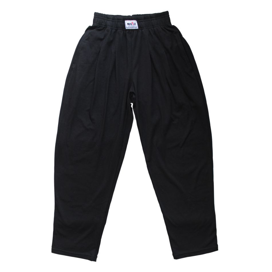 sweatpants nero in cotone el nagual