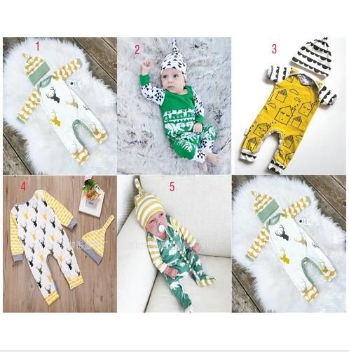 Conjunto De Navidad Para Bebé Niña | Body De Manga Larga Y Falda De Tartán | Estampado De Ciervo | Incluye Cinta Para El Pelo