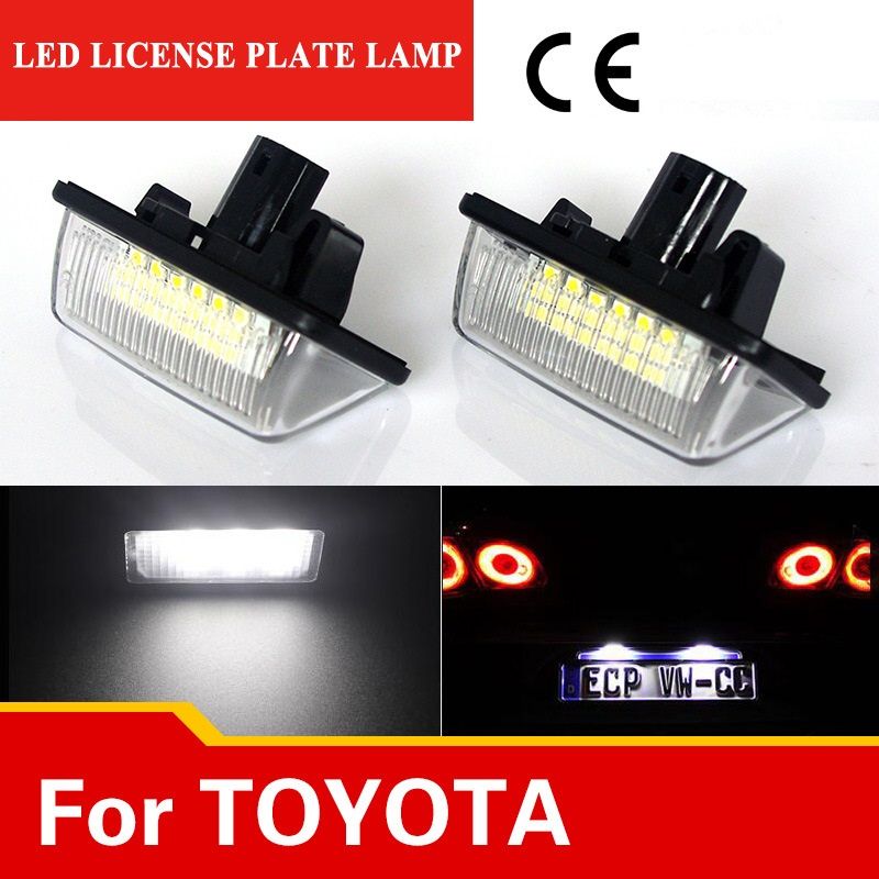 2x Car Led License Plate Lights 12v Smd3528 Led Number Plate Lamp Bulb Kit For Toyota Crown S180 Corolla Vios Previa Accessories Car Lighting Car Lights From Vivian Astra 7 93 Dhgate Com