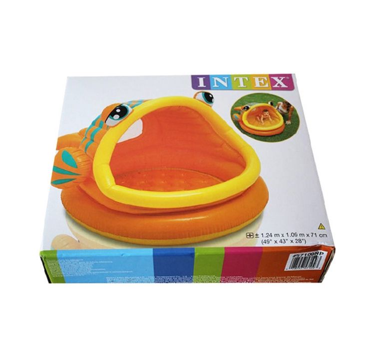 Intex lazy fish pool cheap