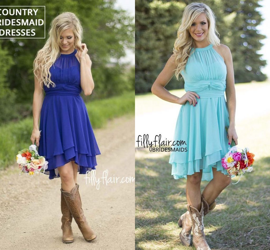 short rustic bridesmaid dresses