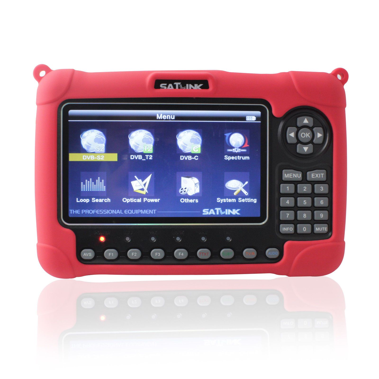 SATLINK WS 6980 DVB S2/DVB C/DVB T2 COMBO Optical Power Detection