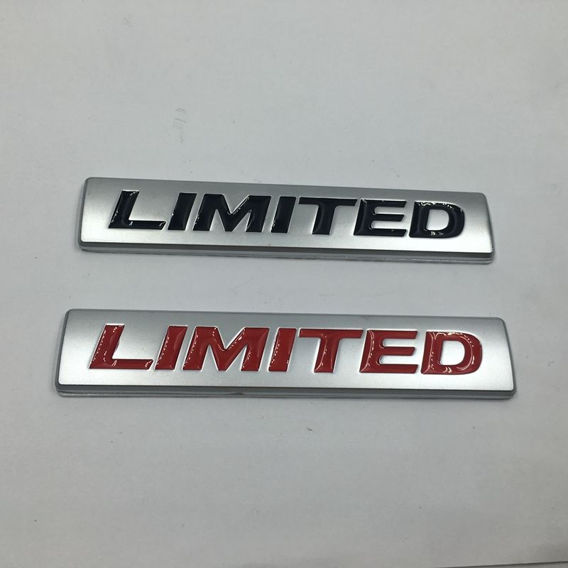 Metal LIMITED Emblem Truck Lid Badge Sticker Decal For Car Body Side Wing Decor