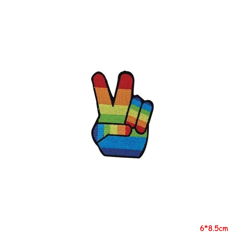 Peace sign hippie boho flower hippy Logo Emblem t shirts Lot 4 iron on Patches Peace sign hippie boho flower hippy Logo Emblem t shirts Lot 4 iron on Patches